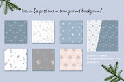 Snowflake  handraw vector collection, an Object Graphic by svetlatek (Thumbnail 3 of 7)