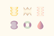 Shapes & Grainy Gradients, an Object Graphic by Paulina Sara Design (Thumbnail 3 of 14)