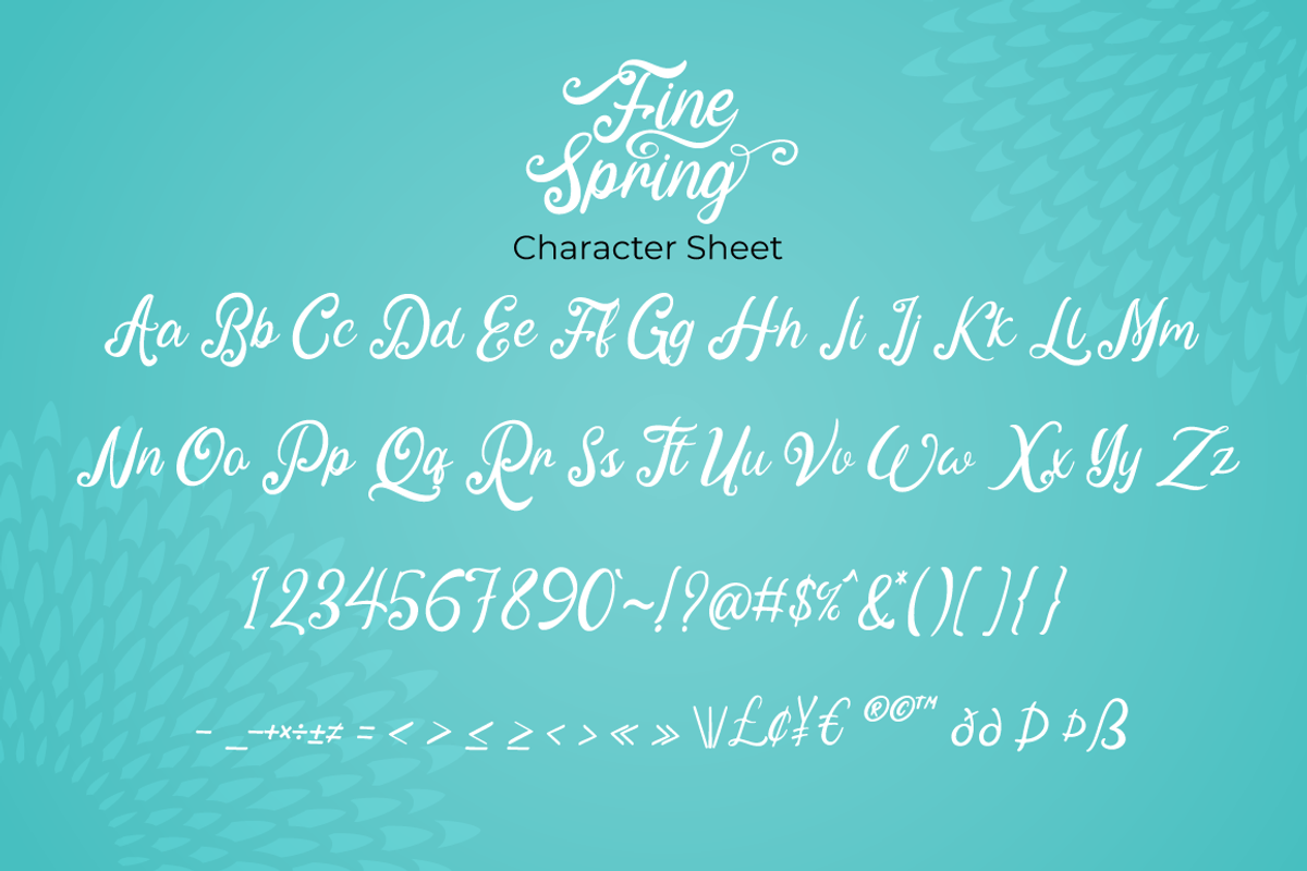 Fine Spring, a Script Font by Attype (Photo 7 of 10)