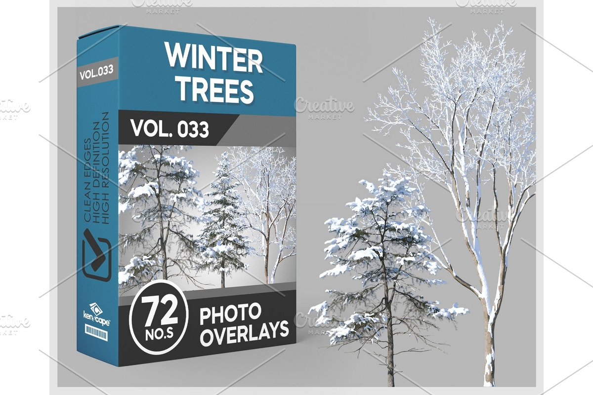 72 Winter Trees Photo Overlays, a Nature Photo by KenScape (Photo 1 of 3)