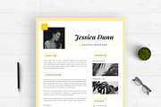 Minimalist Resume Template, a Resume Template by desvibes (Thumbnail 3 of 6)