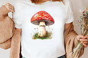 Watercolor Vintage Woodland Clipart, an Illustration by Canvas Craft (Thumbnail 4 of 7)