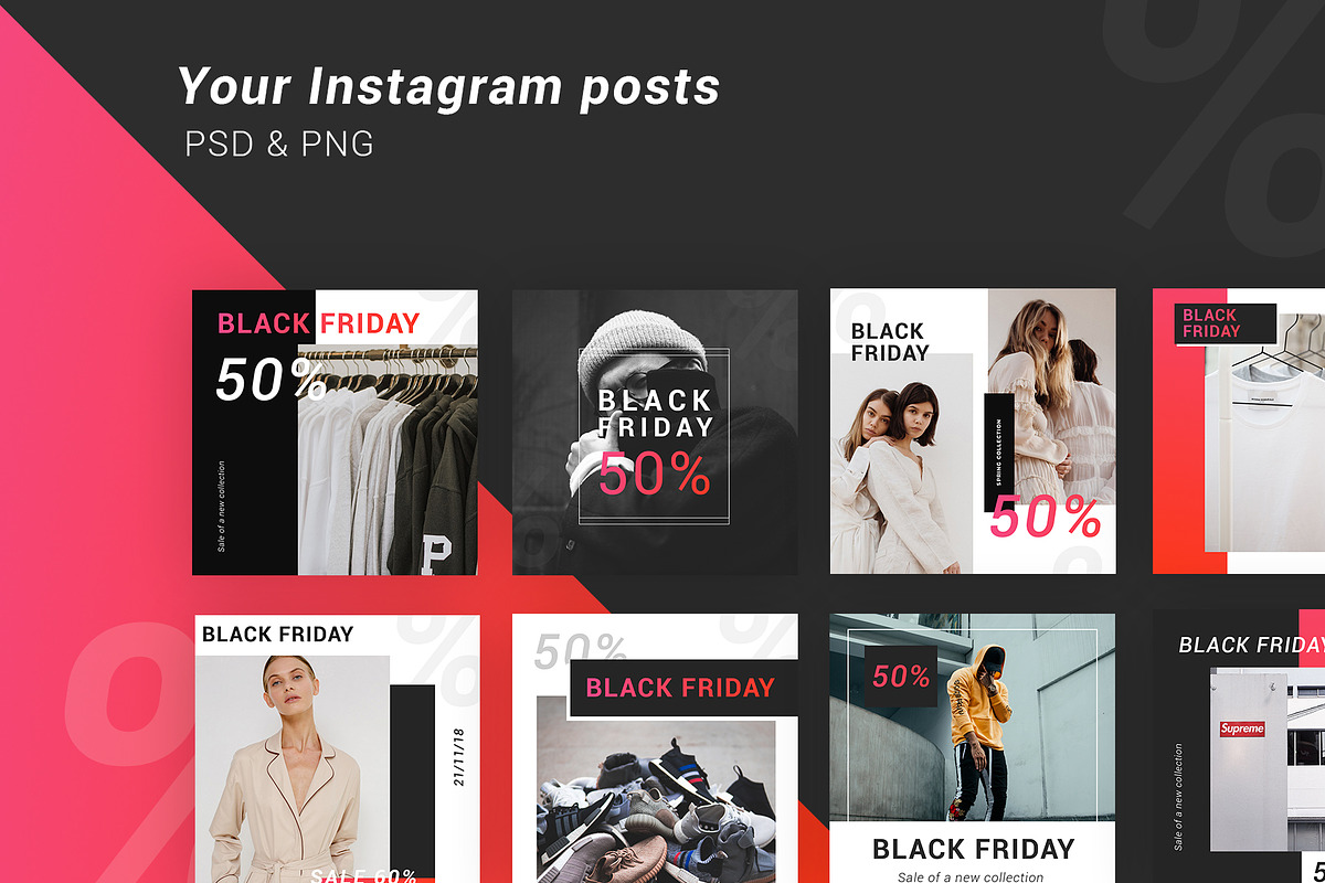 Black Friday - social media, a Social Media Template by Digital Breath templates (Photo 4 of 6)