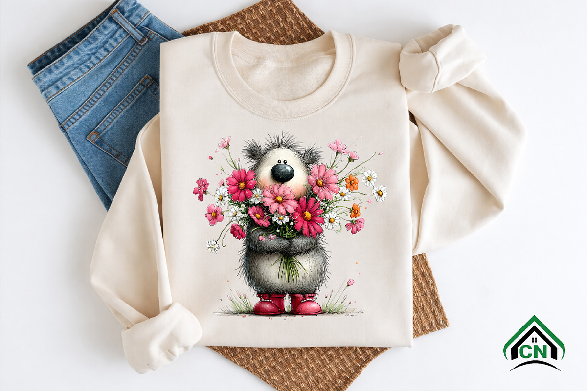 Mother's Day Teddy Bear Clipart, an Illustration by Craft Nest (Photo 7 of 12)