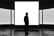 Large Digital Screen Mockup PSD, an Advertising Mockup by graphypix (Thumbnail 4 of 4)