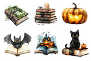 Books & Halloween Clipart, an Illustration by Dream Creation (Thumbnail 5 of 6)