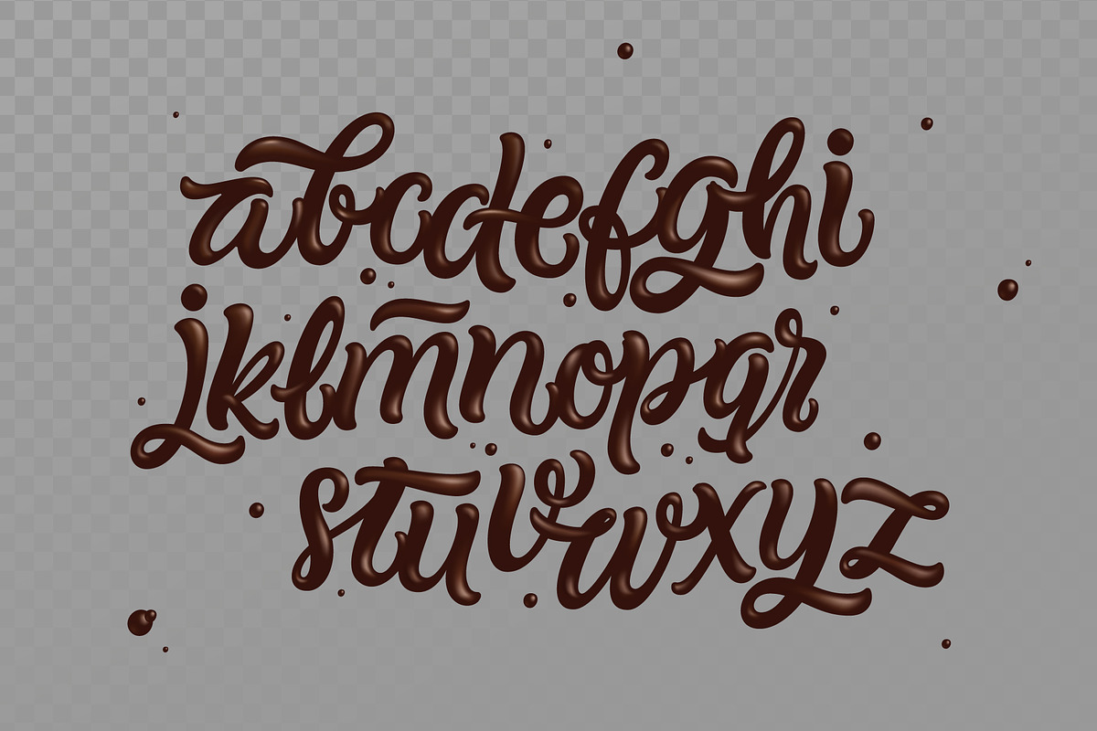 Chocolate Letters, a Decorative Illustration by verywell (Photo 2 of 2)