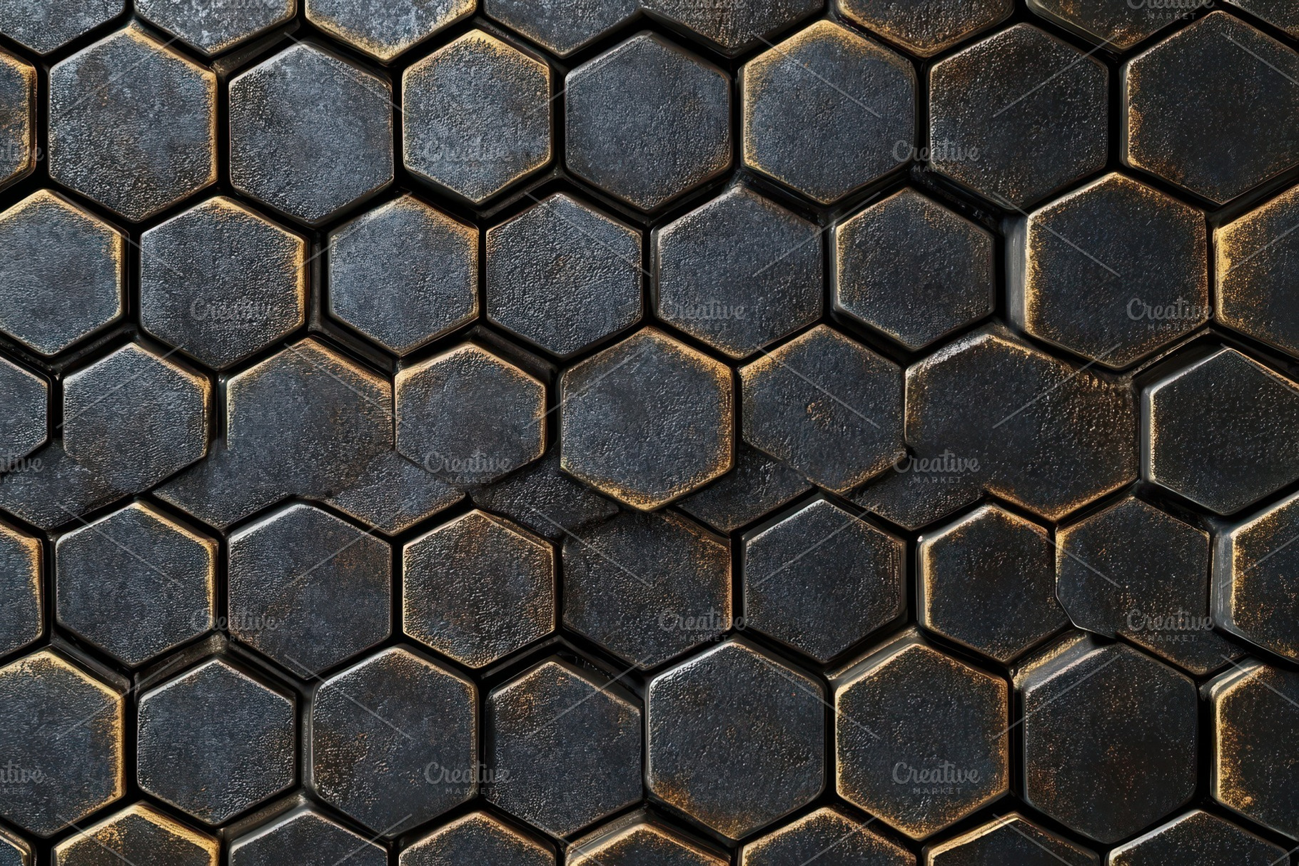 Black hexagonal honeycomb background, a Photo by Iftikhar Alam
