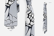 Neck Tie Mockup Set, a Shirt Mockup by creatsy4 (Thumbnail 9 of 12)