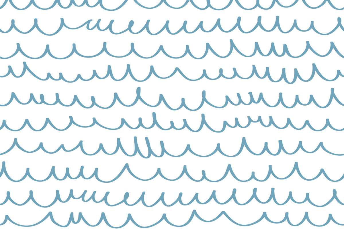 Hand-drawn vector seamless patterns preview 2