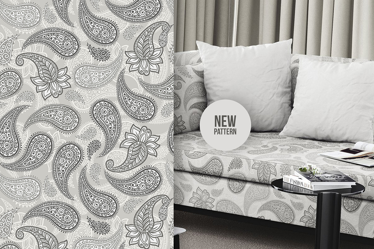 Paisley Patterns Collection, a Pattern Graphic by ilonitta (Photo 5 of 12)