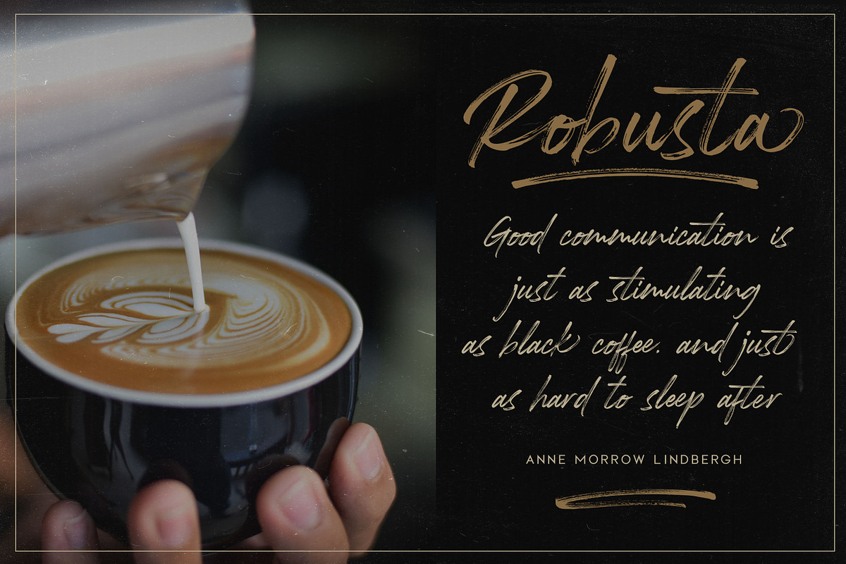 Sale! Rockness - Handbrush Typeface preview 7