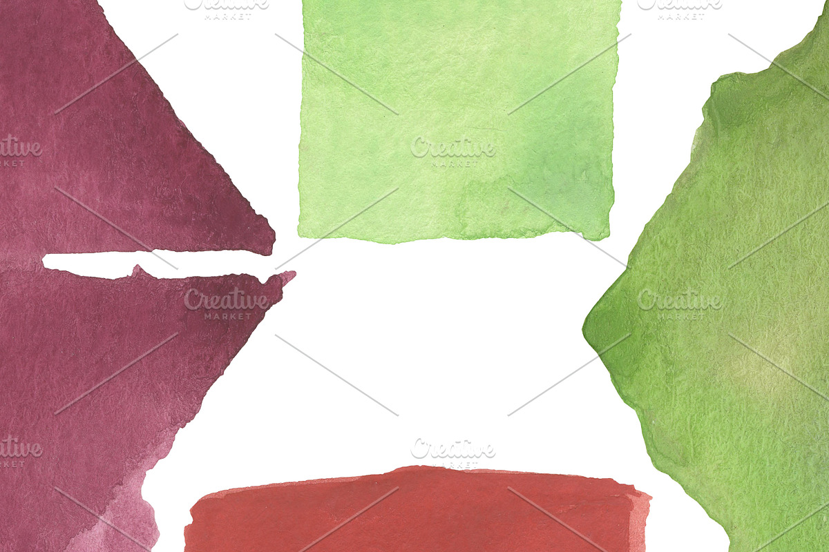Urban Watercolor Shapes, a Texture Graphic by TheUrbanLine (Photo 9 of 12)