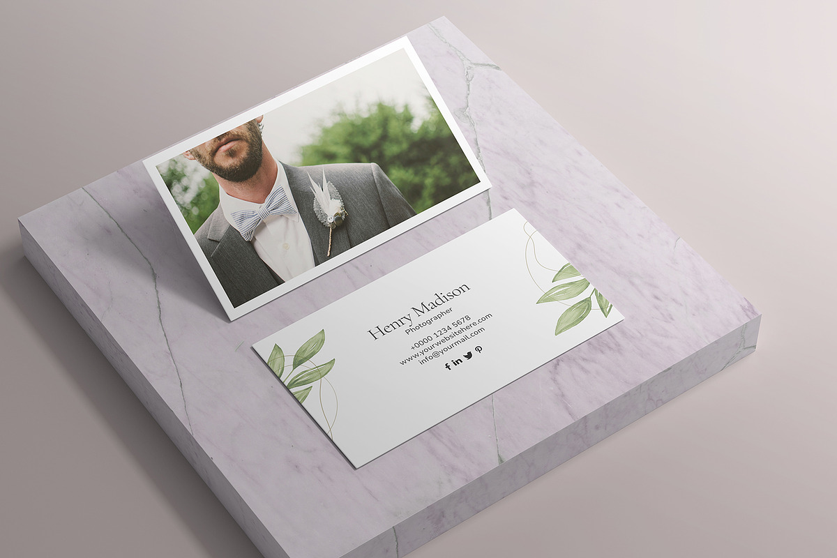 Wedding Photography Business Card, a Business Card Template by Saman Osama (Photo 2 of 5)