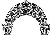 Islamic Arch Ornament Set, an Object Graphic by Creativeshirt (Thumbnail 5 of 18)