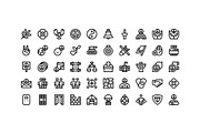 50 Peace Icons, an Outline Icon by Side Project (Thumbnail 2 of 7)
