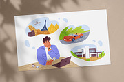 Man thinking about future purchases, a Person Illustration by Good Studio (Thumbnail 3 of 3)