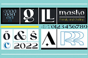 Masko Family, a Sans Serif Font by Areatype (Thumbnail 3 of 8)