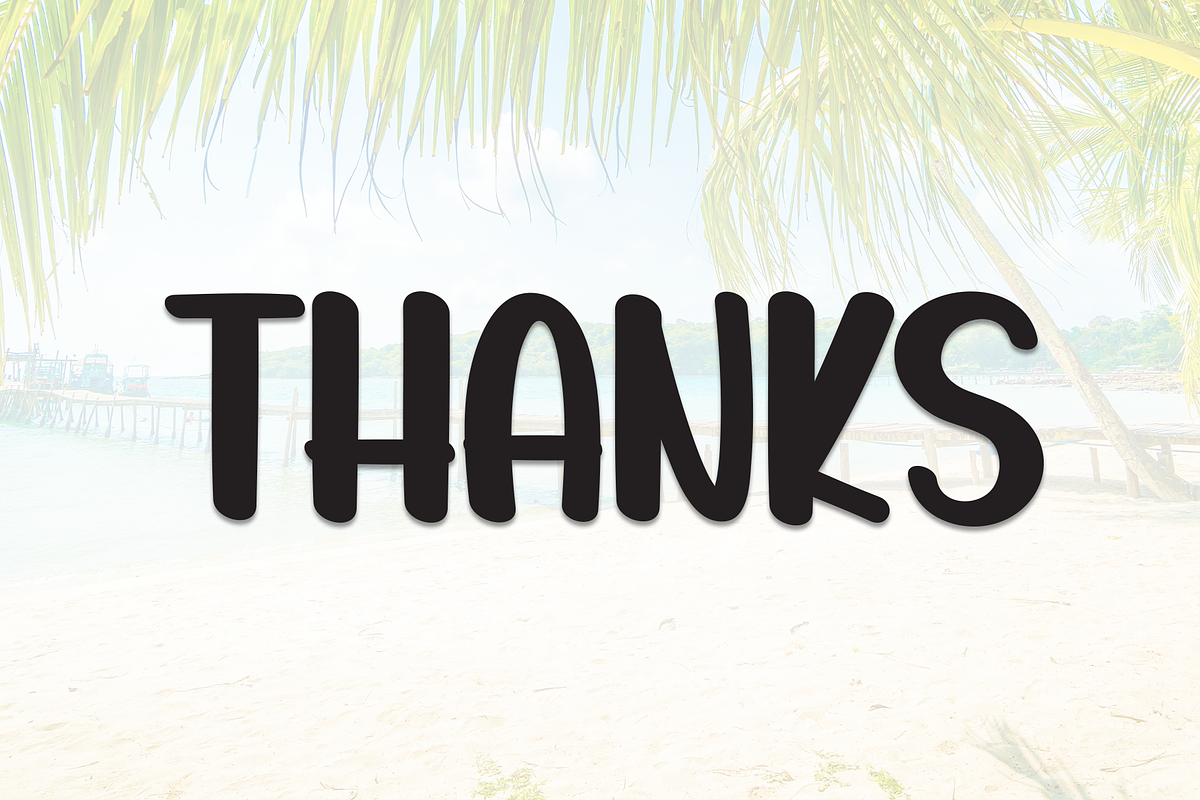 Summer Paradise | Script Font, a Script Font by Scratchones (Photo 8 of 8)