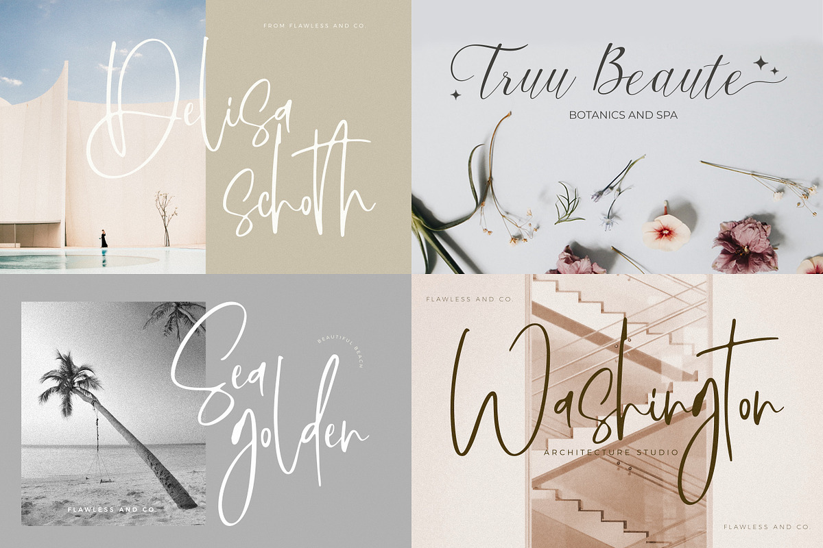 Modern Script Font Bundle, a Script Font by Flawless And Co (Photo 4 of 12)