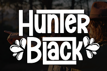 Hunter Black | Script Font