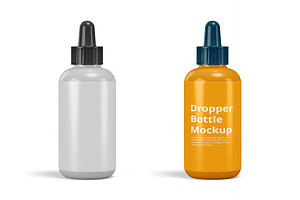 Dropper Bottle Mockup