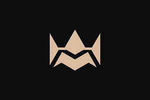 letter M abstract crown logo, a Branding & Logo Template by Rasagama Studio