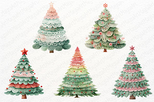 Cute Christmas Tree Clipart