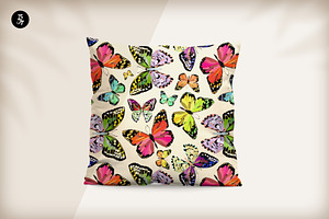 Butterflies Seamless Pattern