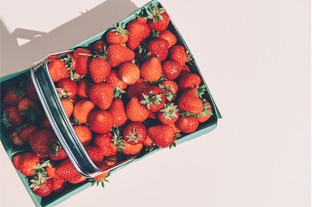 Macro of Fresh strawberries, a Food & Drink Photo by MAnuta