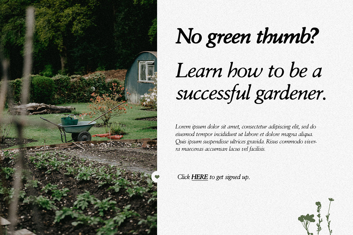 Late Eighties Font & Florals, a Serif Font by Creativeqube Design (Photo 5 of 10)