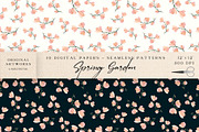 Ditsy Flowers Digital Paper, a Pattern Graphic by Mia Digital (Thumbnail 4 of 6)