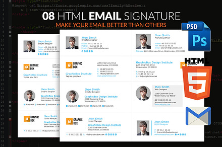 Email Signature, an Email Template by pixel_arc