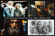 12 Photo Effect Templates, a Layer Style Add-On by iDoodle Studio (Thumbnail 5 of 6)