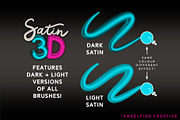 Satin 3D Brushes for Procreate, a Brush Add-On by AngelfishCreative (Thumbnail 2 of 8)