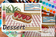 DESSERT Color By Number, a Print Template by Thursdaypaper (Thumbnail 1 of 5)