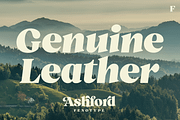 Ashford Stylish Serif, a Serif Font by Fenotype (Thumbnail 8 of 11)