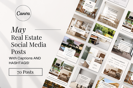 May Real Estate Posts with Captions