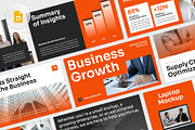 Business Growth Google Slides, a Presentation Template by rgbryand (Thumbnail 1 of 7)