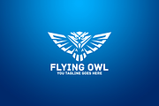 Flying Owl Logo, a Branding & Logo Template by Brandlogo (Thumbnail 3 of 3)