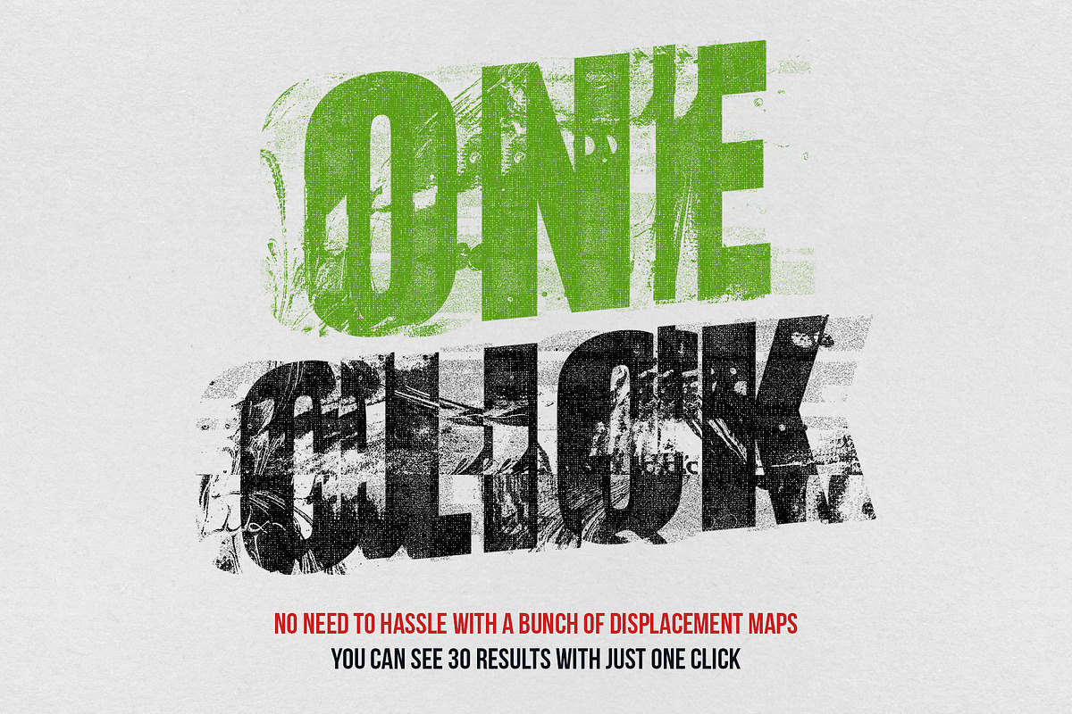 Typo Smasher Displace Action, an Action Add-On by DesignRocket (Photo 4 of 11)