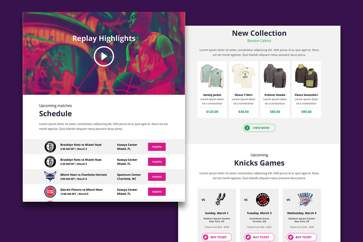 Athletica-1 Email Template + Builder, an Email Template by WEB4PRO (Photo 3 of 4)