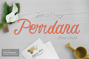 Perdana Hand Script Fonts