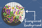 Sparkle Mardi Gras PNG, an Illustration by Canvas Craft (Thumbnail 2 of 6)