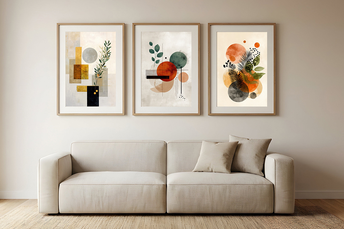 Minimal Japandi Wall Art Bundle, a Poster Template by Pixeness Studio (Photo 9 of 9)