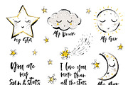 Goodnight Kid Elements & 70 Patterns, a Pattern Graphic by Sopelkin (Thumbnail 2 of 10)