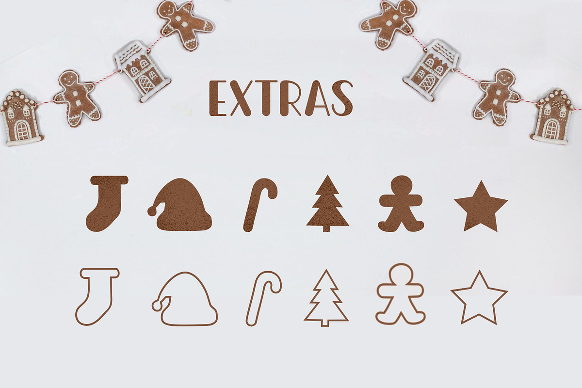 Christmas Cookie Cutters Font, a Handwritten Font by Stacy's Digital Designs (Photo 5 of 8)