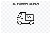 Car, Motorhome, Van and Truck Icons, an Outline Icon by Designfour (Thumbnail 3 of 7)