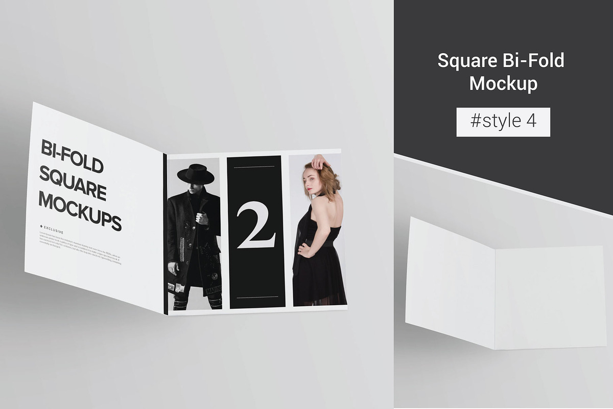 Bi-Fold Brochure Mockup 8 Style, a Print Template by Mockstore (Photo 8 of 18)