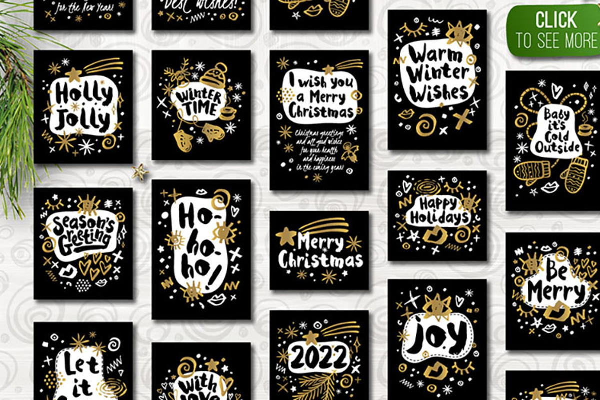 Gold, Black, White, Christmas, an Object Graphic by Iraida_Bearlala (Photo 7 of 10)
